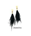 PENDIENTES PLUMAS